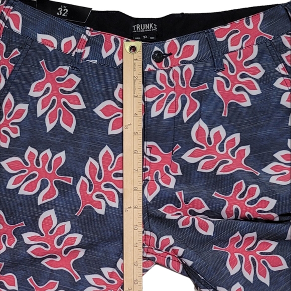 TRUNKS Surf & Swim Men's Multi-functional Floral Shorts Slate Blue Size 32 NWT - Picture 7 of 14